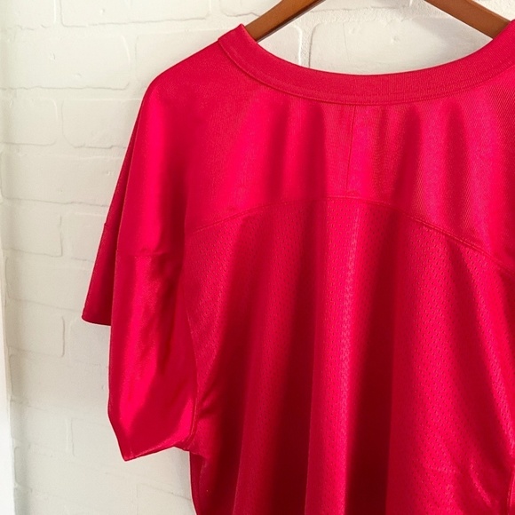 Nike Men’s Jersey Football Speed NFL Solid Red Size L Blokecore A05149-657 Flaw - Picture 8 of 11